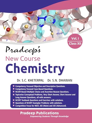Image of Pradeep's New Course Chemistry for Class 12 (Vol. 1 & 2) Examination 2026-27