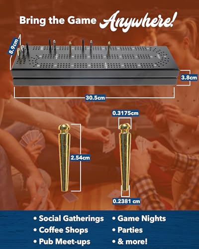 Juego de Mesa de Madera Cribbage con Almacenaje miniatura 6