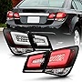 ACANII - For 2012-2016 Chevy Cruze Black Lumileds LED Tail Lights Brake Lamps Pair Driver & Passenger Side