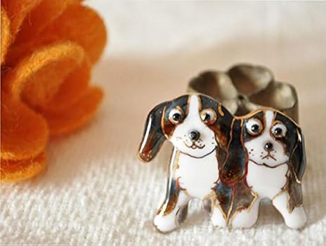 お値打ち✨HERMES✨ヴィンテージ　七宝焼　ピンブローチ　犬と少女 ヴィンテージ エルメス ブローチ ゴールド 少女 犬 GP 七宝焼