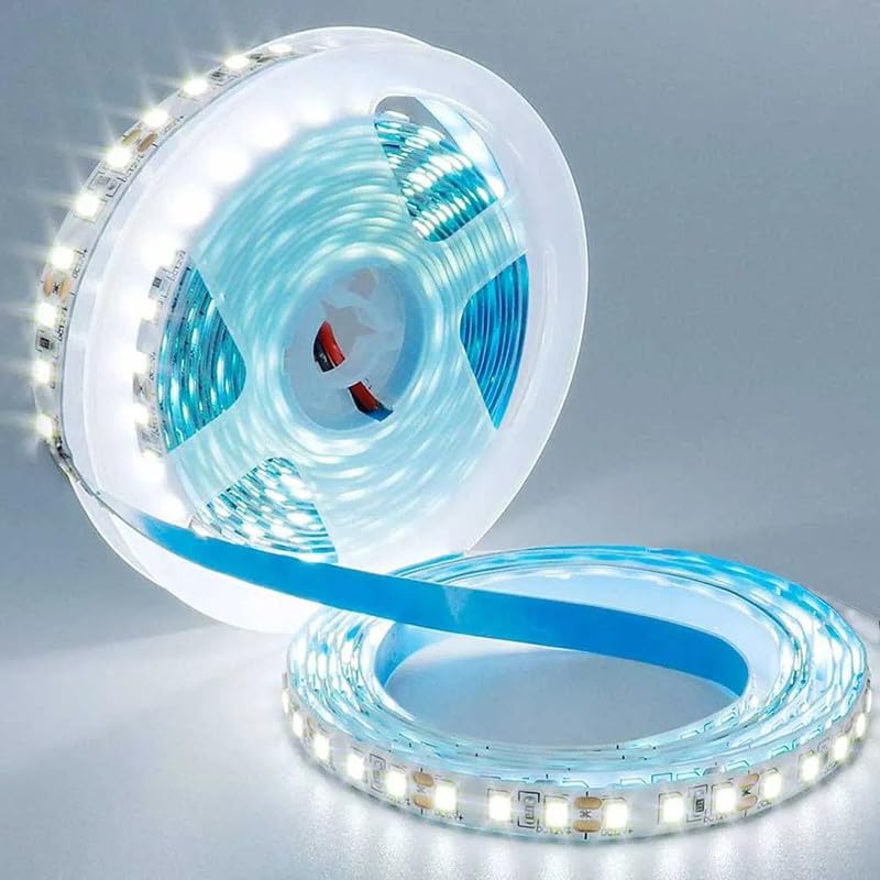 Image of Self Adhesive 2835 LED Strip Cove Light (120 LED Per Meter) or Profile Light or Flexible Strip with SMPS (White-5 Meter).