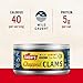 Snow's Wild Caught Chopped Clams Canned, 6.5 oz Can (Pack of 6) - 5g Protein Per Serving - Gluten Free, Keto Friendly, 99% Fat Free