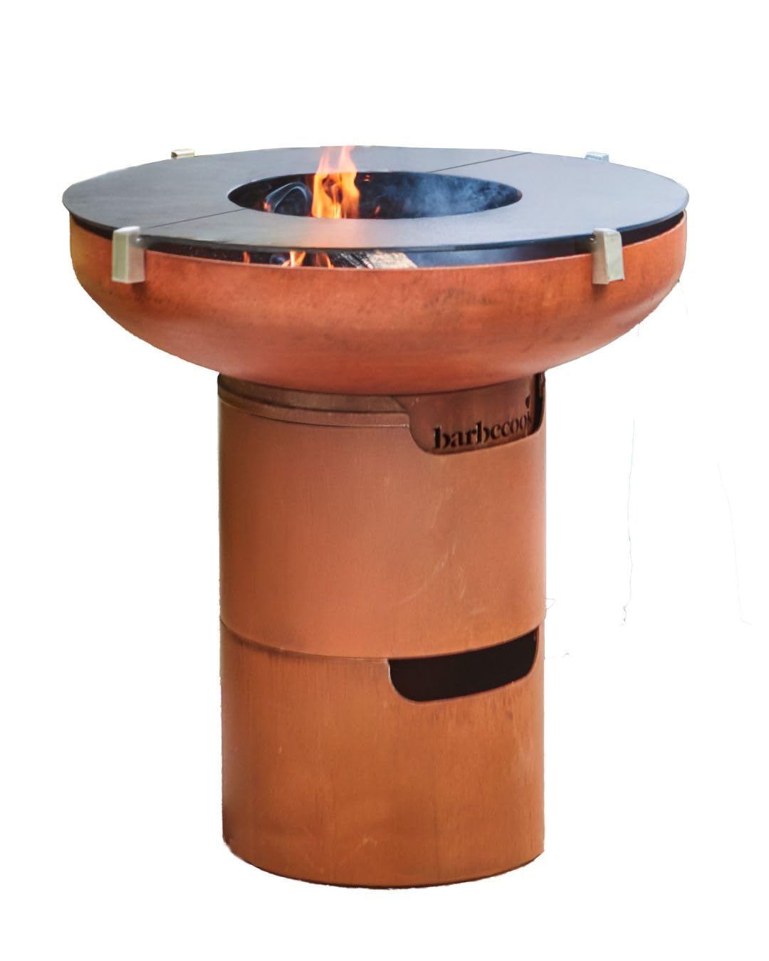 Barbecook Brasero BBQ Jack 75 avec 2 planchas et 2 Supports