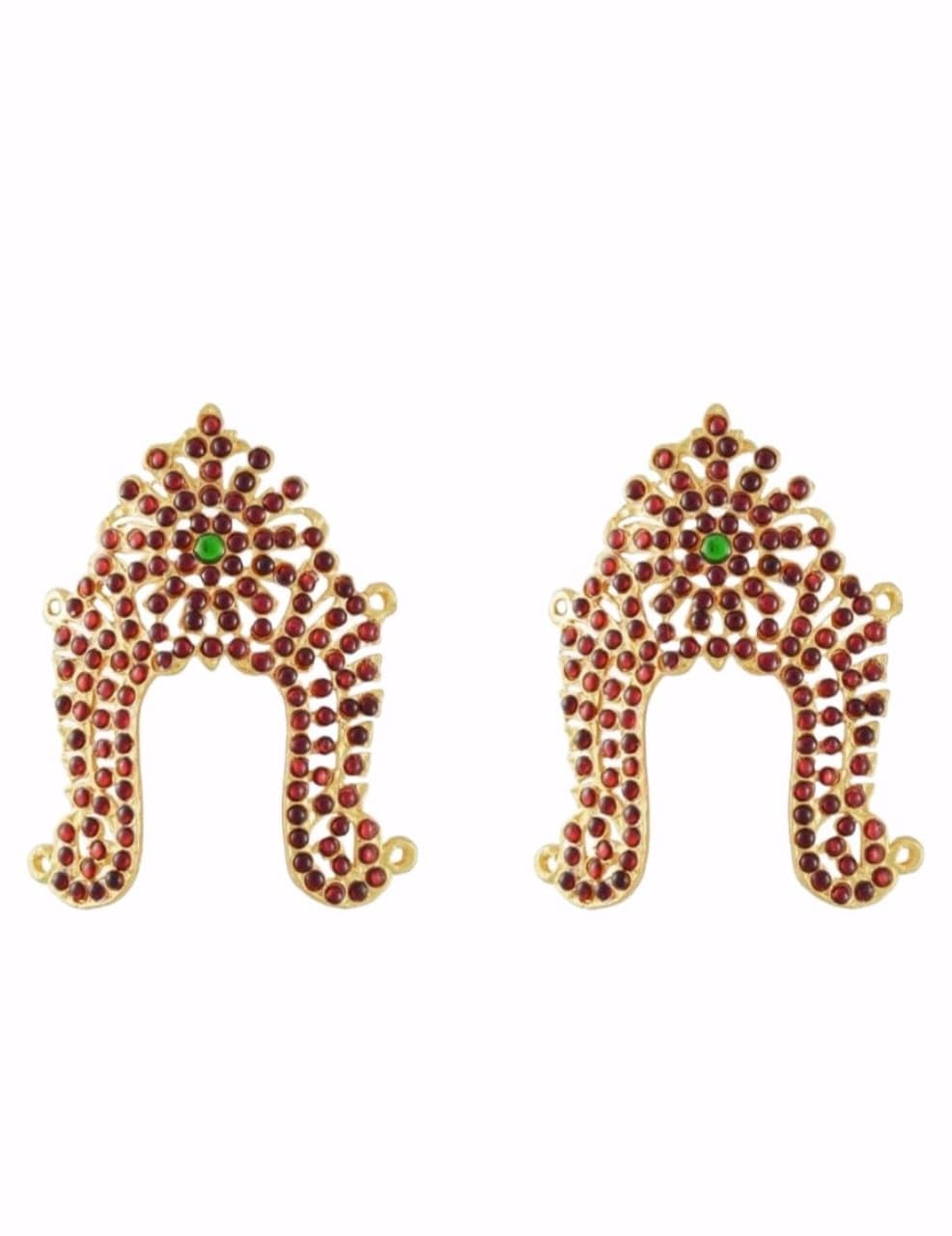 Style Heavens Womens traditional Bharathanatyam bajuband or kai vanky for Bharatanatyam & Kuchipudi | Elegant Traditional Jewelry for Dancers and womens. GH:275.-image-2