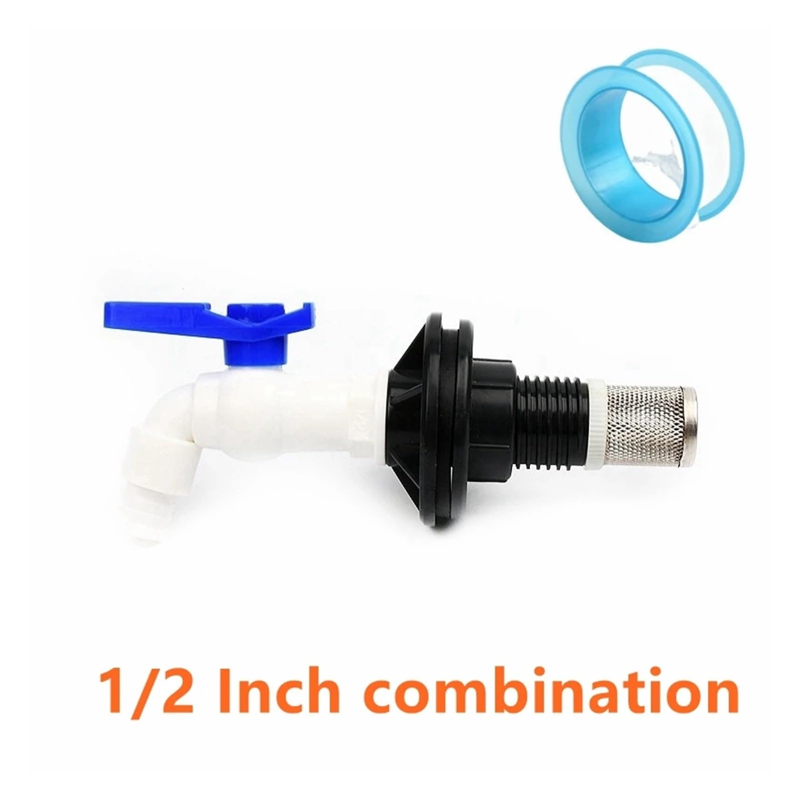 Conectores for tanques de agua con rosca hembra doble, accesorios for tuberías de riego de jardín, conectores for peces(PURPLE,5 pieces)