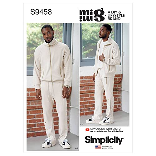 Simplicity Mens Knit Jacket And Pants-Xs-S-M-L-Xl #TOP3