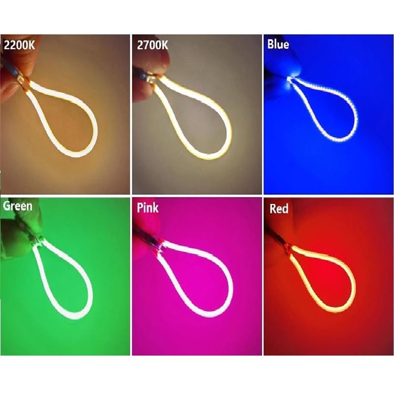 Elastyczna dioda LED 3 V elastyczna żarówka filamentowa 130 mm 300 mm filament diody LED elastyczne części lampy do samodzielnego wykonania ręcznie robiony dekoracyjny design, ciepły żółty, 300 mm, 10
