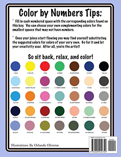 Zodiac and Astrological Designs Color By Numbers Coloring Book for Adults: An Adult Color By Number Book of Zodiac Designs and Astrology for Stress ... (Adult Color By Number Coloring Books) image 4
