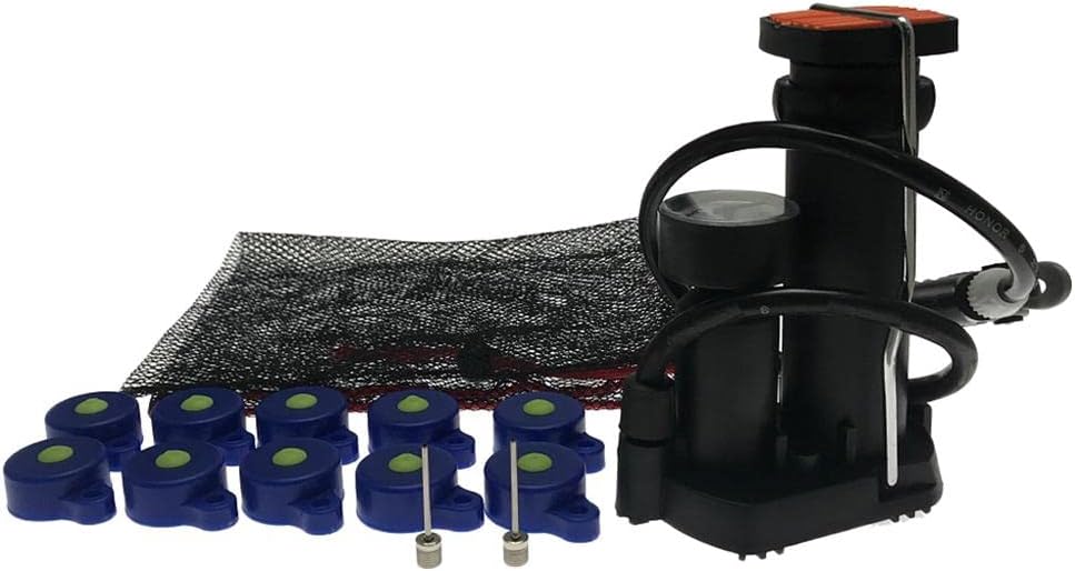 10 High Pressure Caps Inflatable Bottle Caps with Pump - Explosive Hunting Target Set for Men & Women - Reusable, Action-Packed Training Accessories