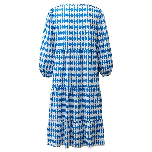 Robe imprimée bohème ample masquant les formes avec style et confort