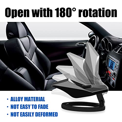 Ajxn Car Engine Start/Stop Button Cover Pack-1, Aluminum Alloy Car Power Control Trim Push To Start Button Key Ignition Protective Cover Suitable Civic Crv Xrv Challenger Charger (Carbon Fiber Black) #TOP2