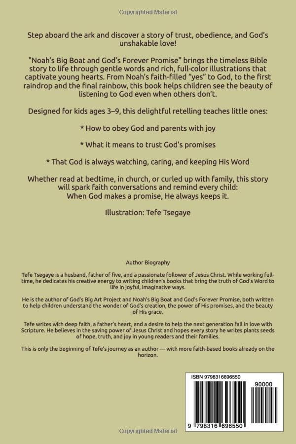 Noah's Big Boat and God's Promise: One Man. One Ark. One Promise that Changed Everything, A True Story of Faith, Family, and Rainbows - Image 2