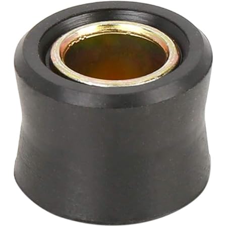 Amazon ショックアブソーバーリアブッシュ リアショックアブソーバー ゴムと金属製 12mm 2個 ショックアブソーバー用ブッシュ 車 バイク