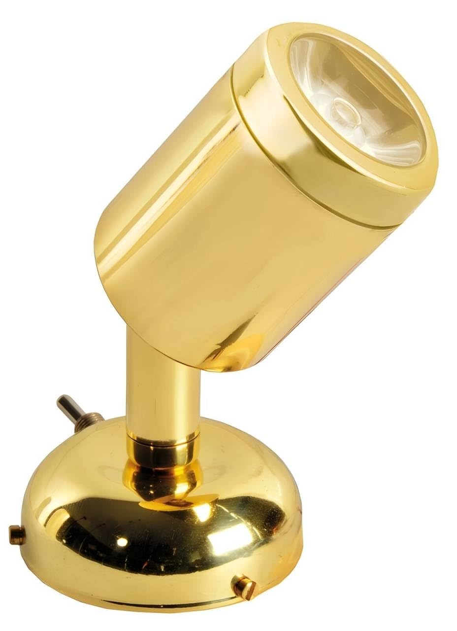 12 Volt LED Strahler, Innenbeleuchtung aus ABS, schwenkbar, mit Schalter für Boot