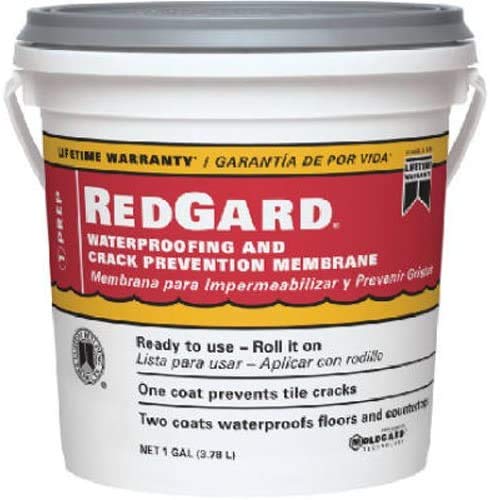 CUSTOM BLDG PRODUCTS LQWAF1-2 Redgard Waterproofing, 1 gal (Three Pack)