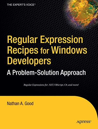 Regular Expression Recipes For Windows Developers: A Problem-Solution Approach view 2