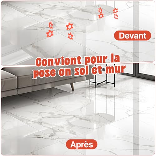 100 Stück wiederverwendbare sechseckige Fliesenabstandshalter, 6 Größen in 1, mehrfarbige Ausgleichsscheiben (1 mm, 1,5 mm, 2 mm, 2,5 mm, 3 mm, 5 mm) schnelles Entfernen (100 Stück, rot)