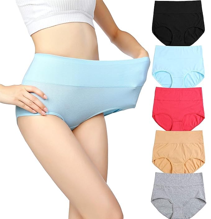 tranding-outfit Womens Underwear Cotton Bikini Panties Lace Soft Hipster Panty Ladies Stretch Full Girls Briefs (Multicolor) (Pack of 4)-picture-24