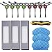 KEEPOW 15 Stück Ersatzteile Zubehör Set für Ecovacs Deebot OZMO 950 920 Staubsauger Roboter,(1 Hauptbürste + 3 Filter + 8 Seitenbürste + 3 Mops)