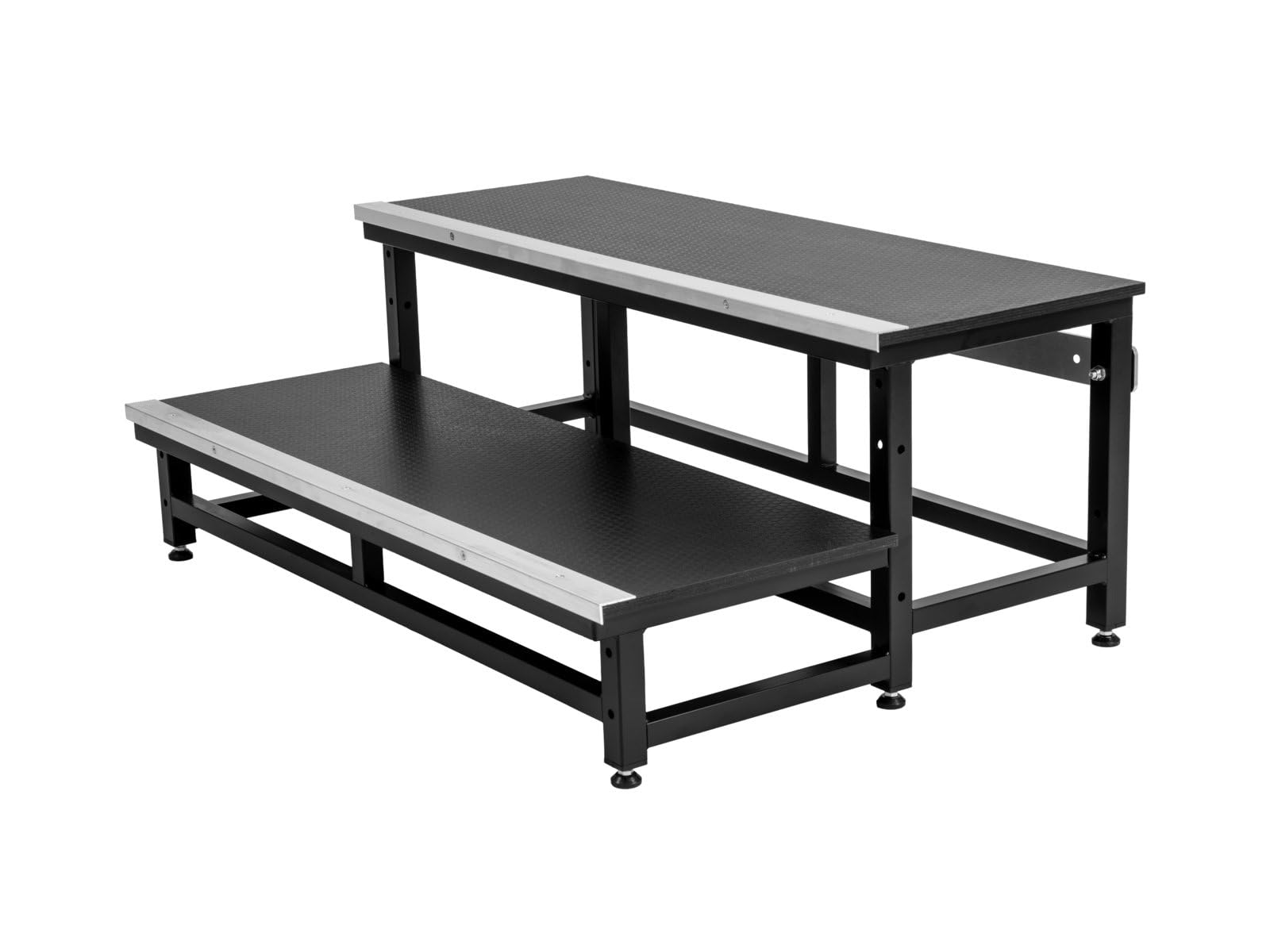 ALUTRUSS BE-1 Bühnentreppe 20/40cm | 2-stufiges Treppensystem für ALUTRUSS BE- Bühnenelemente