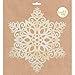Kaisercraft LDB1086 Lucky Dip Wood Flourish-Star Snowflake 9.75