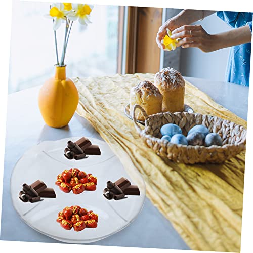 Mikinona Nordic Style Snack Plate Breakfast Candy Holder Stackable Serving Tray