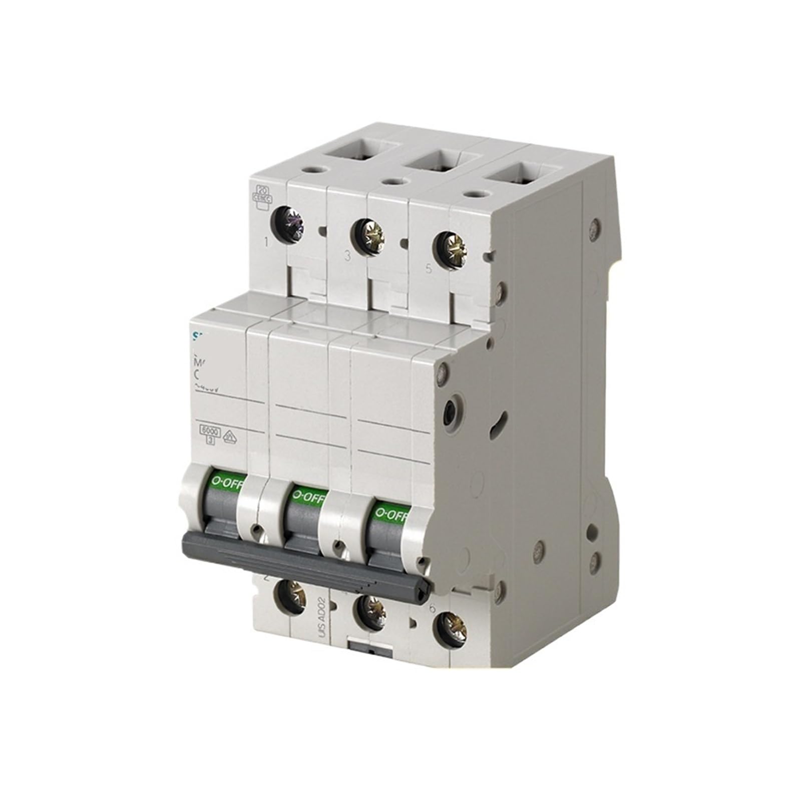Disjoncteur miniature 5SL6 3P C40 triphasé 40A courbe C pour rail DIN
