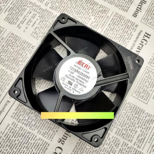 DJHAQDM Compatible para ETRI 125XR0282090 115V 16-15W 12038 2-Wire Ventilador refrigeración