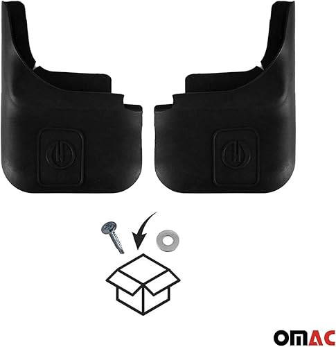 Miniatura 9 de OMAC Guardabarros Splash Barro Flaps para Chevrolet Captiva Sport 2008-2015 Negro 4 Unidades