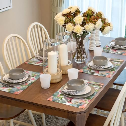 Sets de table en lin tropical pour mariages et fêtes d'été - 6