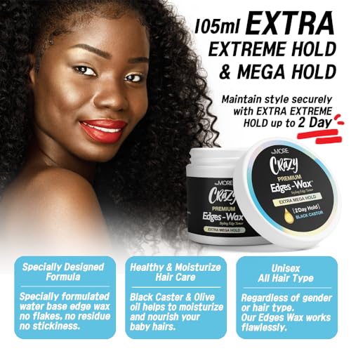 Cera para peinar Nobless Premium Edge Wax 105 ml miniatura 3