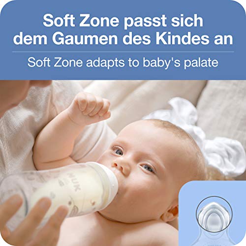 NUK First Choice Plus - Set di 4 biberon in vetro