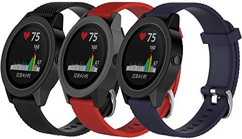 قیمت و خرید باند QGHXO برای Garmin VivoActive 3 ، باند تماشای سیلیکون نرم  برای Garmin VivoActive 3 / Garmin Vivoactive 3 Music / Garmin Forerunner 645  Music (بدون ردیابی) برند QGHXO | مالتینا