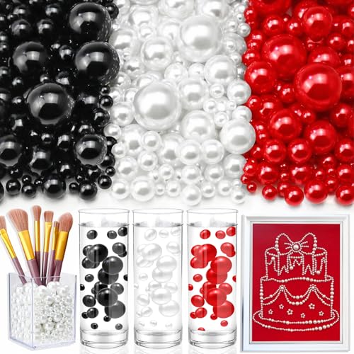 Towenm no hole pearl beads for vase fillers