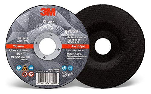 3M Silver cut-off roue coupe nette sans bavure disque 87659 acier robuste