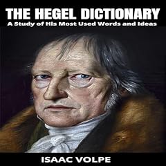 The Hegel Dictionary Audiolivro Por Isaac Volpe capa