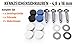 A0023 - Tornillos para matrícula (4 unidades, 4,8 x 16 mm, con...