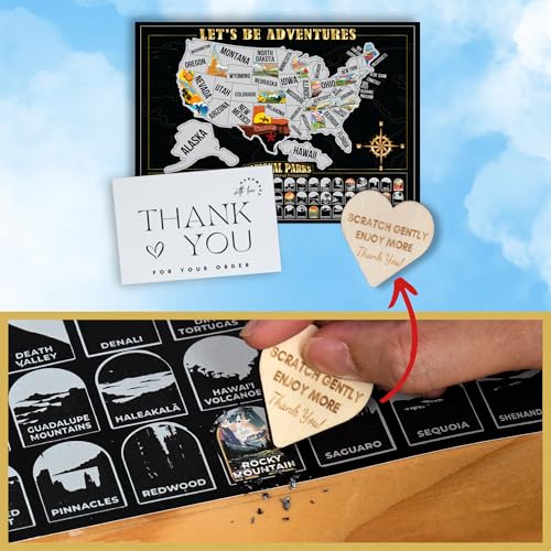 Sensemory Scratch Off Map Of United States thumb #5