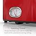 Russell Hobbs TR9150RDR Retro Style 2-Slice Toaster, Red