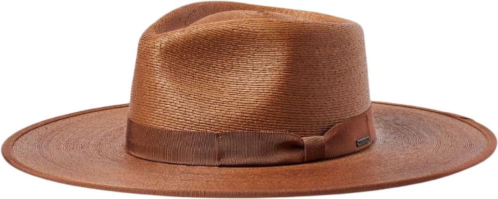Brixton - Womens Jo Straw Rancher, Color Coffee, Size: Medium