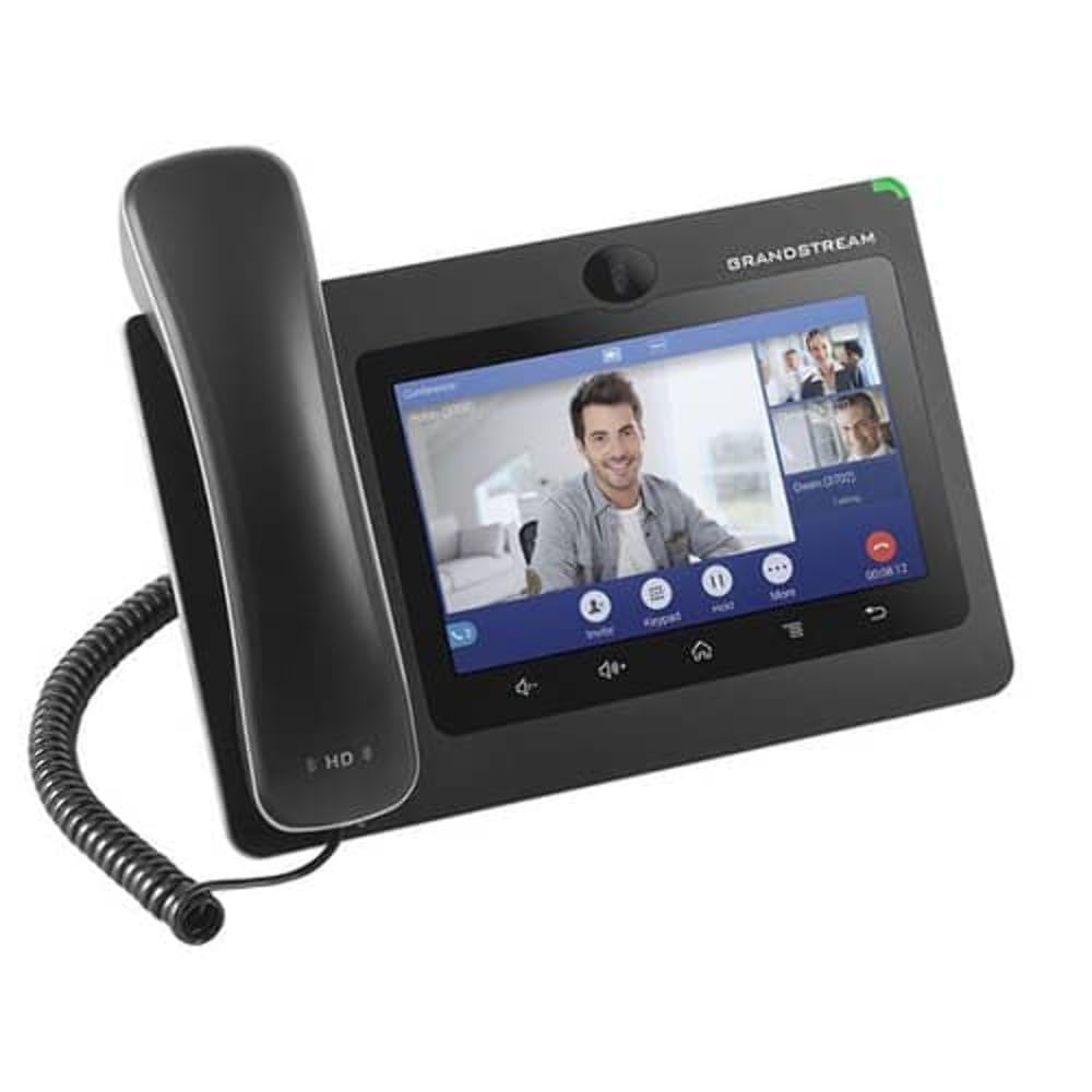 Grandstream Networks GXV3380 teléfono IP Negro Terminal con conexión por Cable IPS 16 líneas WiFi Networks GXV3380, Negro, Terminal con conexión por Cable, Android, 7.​x, Botones, En