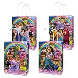 Phoenix Party 12 Encanto Gift Bags Girls Magic Theme Party Supplies Happy Birthday Gifts Paper Bag f