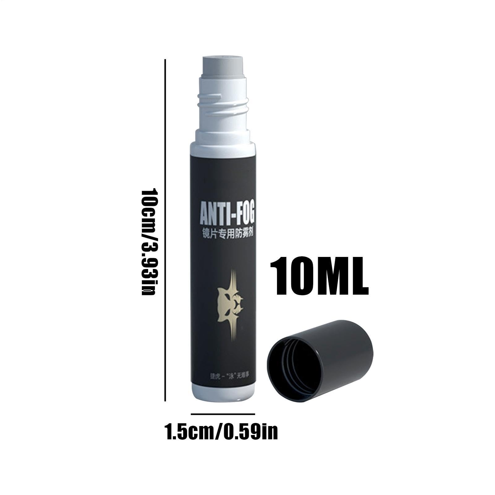 Spray Antiappannamento per Occhiali, 10ml Agente Antiappannante per Lenti in Vetro, Spray Antiappannante per Occhialini da Nuoto, per Visiere da Casco, Moto, Sci, Snorkeling, Vetri Auto,