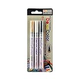 UCHIDA Deco Color Extra Fine Tip Paint Marker Set, 3 Count