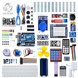 ELEGOO UNO R3 Project Complete Starter Kit with Tutorial for Arduino UNO (63 Items)