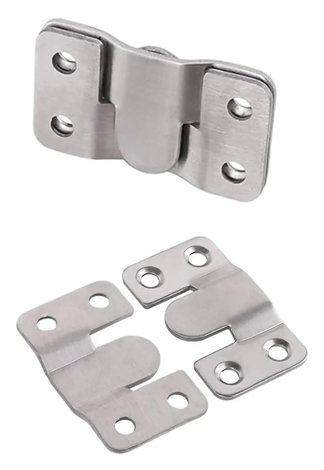 Couch connectors 12Pcs Pcs Stainless Steel Sectional Connector Furniture Interlock Bracket with Screws Flush Mount for Sofa Photo Frame Mirror with Included mounting Screws(8pcs Large)