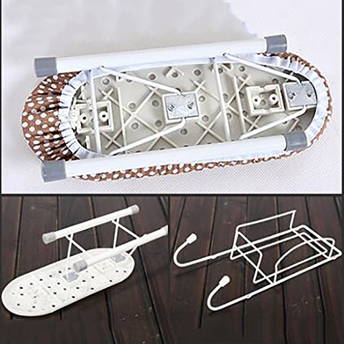 Planche à repasser pliante en maille d'acier pour table et bureau à la maison