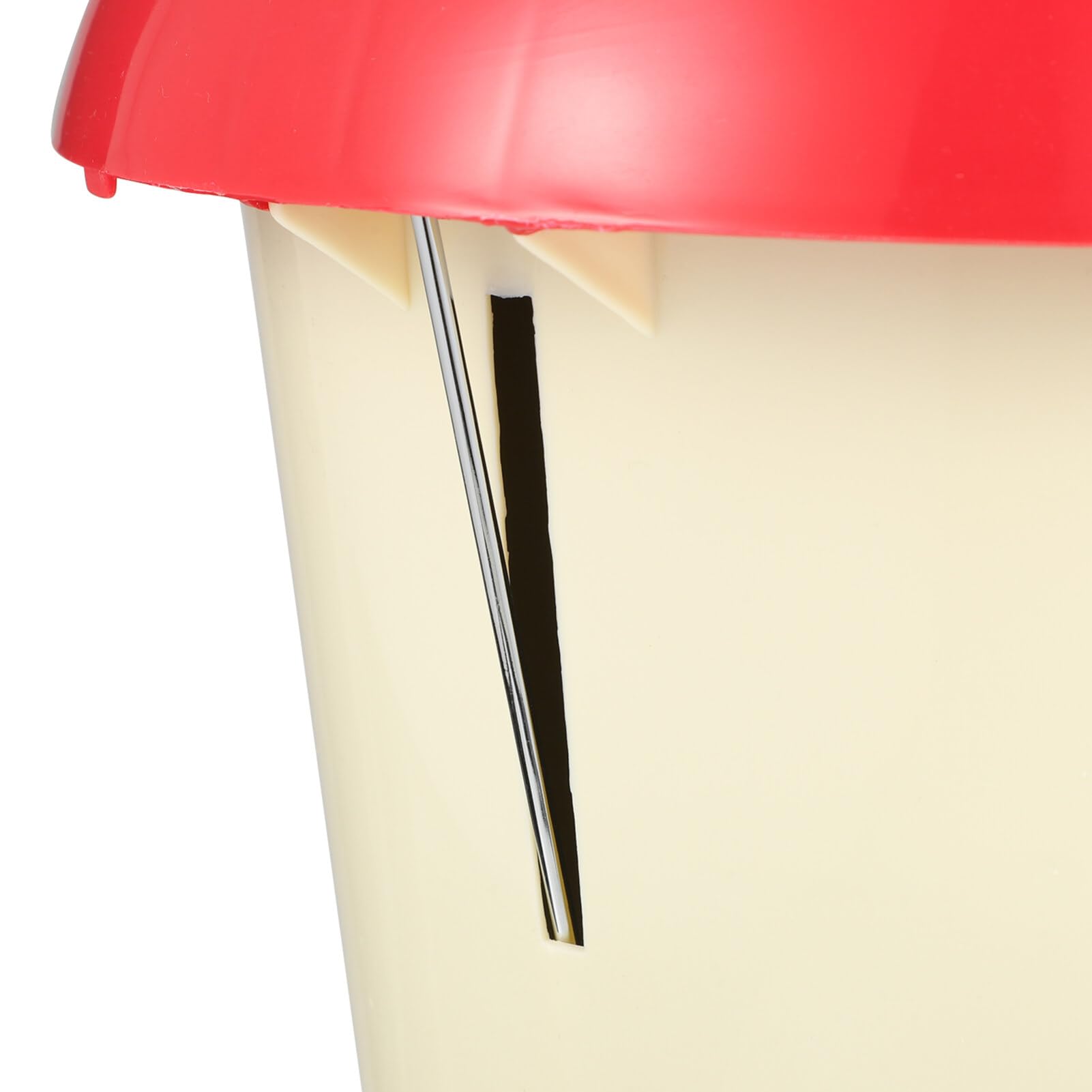 STOBAZA Pattumiera A Forma Di Fungo Con Coperchio A Pedale – Mini Cestino Per Bagno, Scrivania E Ufficio - 4
