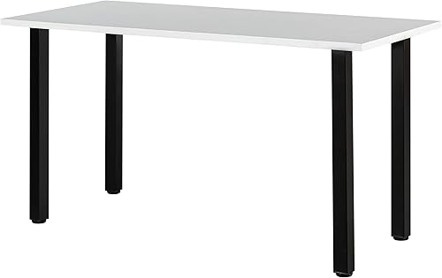 Miniatura 9 de WHUANGKAKA Patas cuadradas para muebles de mesa de oficina de 30 pulgadas, patas de metal ajustables de 30 pulgadas, banco de trabajo de bricolaje,