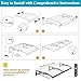Awning for Door Entrance, Window Awnings Exterior with Aluminum Bracket, UV, Rain & Snow Protection, Durable Polycarbonate Canopy for Entrance, Balcony, Garage, Gray 60x120cm/24x47in